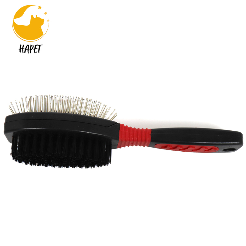Double sided comb pet cleaning products wholesale with soft needle air cushion