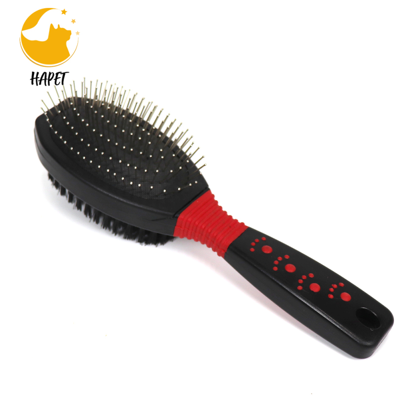 Double sided comb pet cleaning products wholesale with soft needle air cushion