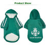 Wholesale Autumn Winter Pet Custom Logo Hoodies Fashion Casual Hooded Dog And Cat Hoodies Puppy Christmas Costumes