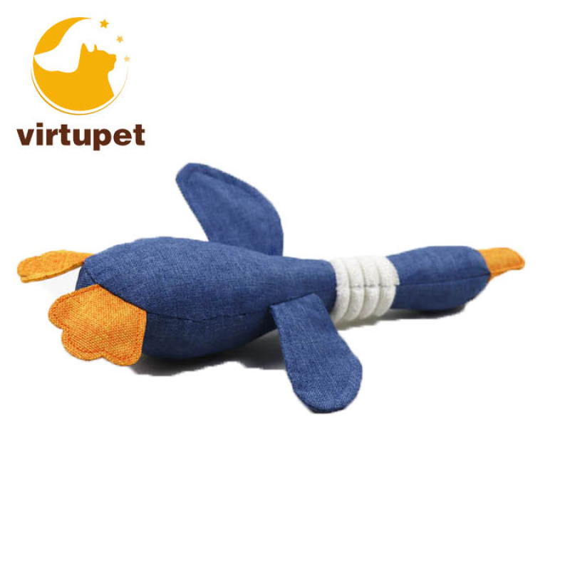 Custom Dog Squeaky Toys for Aggressive Chewers Hunting Dog Toys for Fetching Training Duck Stuffed Dog Chew Toy
