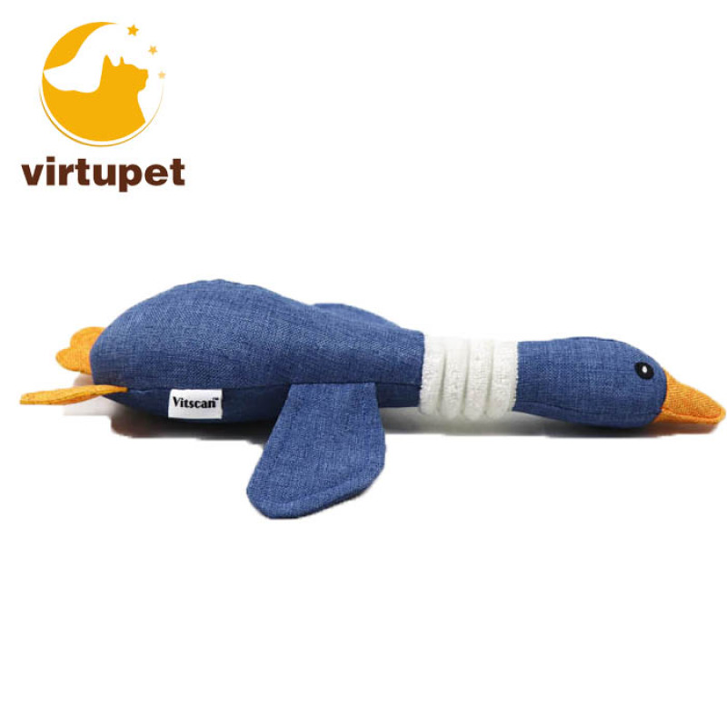 Custom Dog Squeaky Toys for Aggressive Chewers Hunting Dog Toys for Fetching Training Duck Stuffed Dog Chew Toy