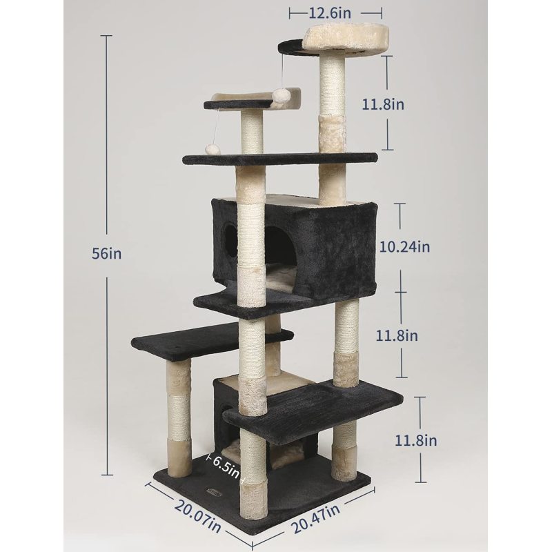 Cat Tree cat Tower, sisal cat Grab Post, Kitten Game House Kitten Activity Center