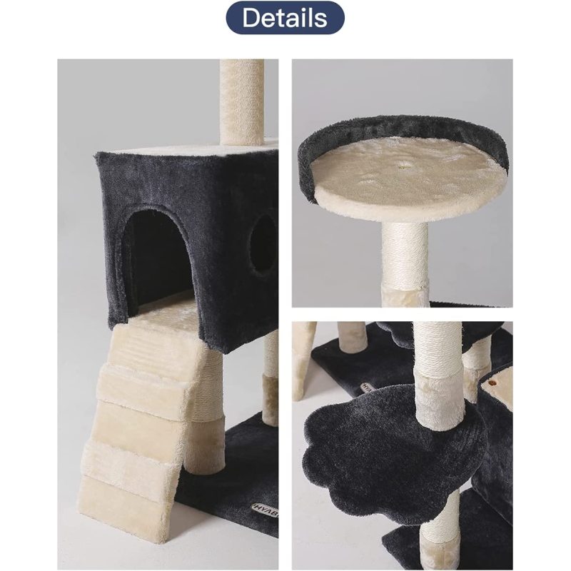 Cat Tree cat Tower, sisal cat Grab Post, Kitten Game House Kitten Activity Center
