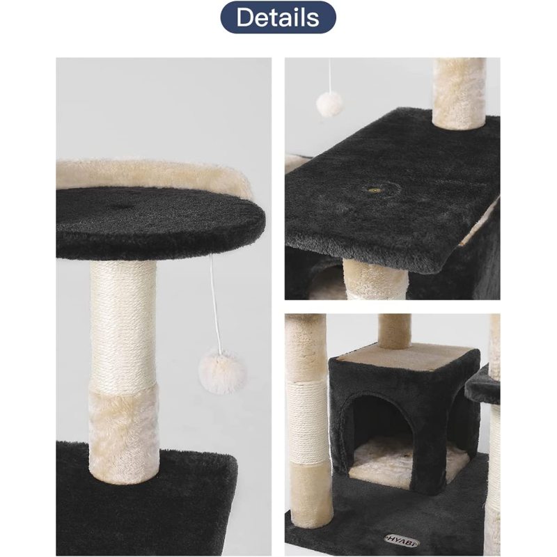 Cat Tree cat Tower, sisal cat Grab Post, Kitten Game House Kitten Activity Center