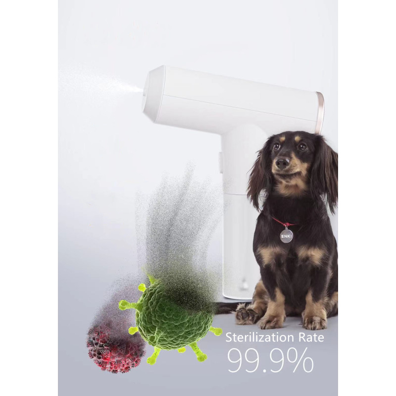Portable Sterilizer Deodorizer For Dog Cat or Other Pets Odor Eliminator Pet Disinfecting Ozone Water Spray Gun With Battery