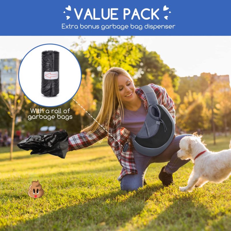 Hand Free Puppy Mesh Adjustable Pet Sling Carrier Breathable