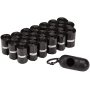 Unscented Standard Dog Poop Bags with Dispenser and Leash Clip 20 rolls