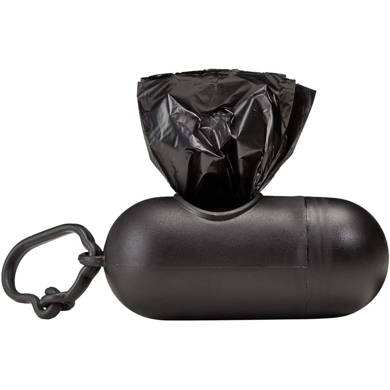 Unscented Standard Dog Poop Bags with Dispenser and Leash Clip 20 rolls