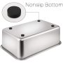 Stainless Steel Litter Box for Cat and Rabbit Odor Control, Non Stick Smooth Surface