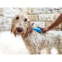 Silicone Dog Bath Brush Pet Hair Remover Brush for Shampooing and Massaging