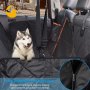 Dog Car Seat Cover Dog Hammock for Car Backseat Heavy Duty Waterproof 600d Oxford Cloth