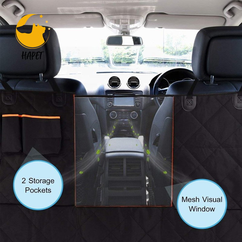 Dog Car Seat Cover Dog Hammock for Car Backseat Heavy Duty Waterproof 600d Oxford Cloth