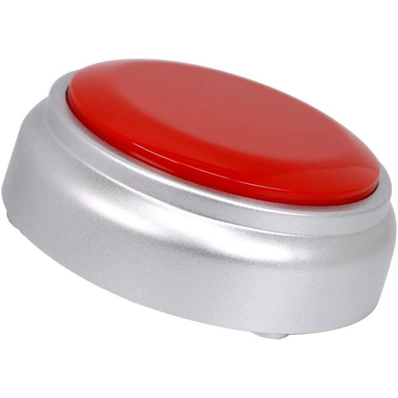 Voice Recording Button Easy Button Record 30 Seconds Talking Message Funny Office Gift Battery Powered Recordable Sound Buttons(