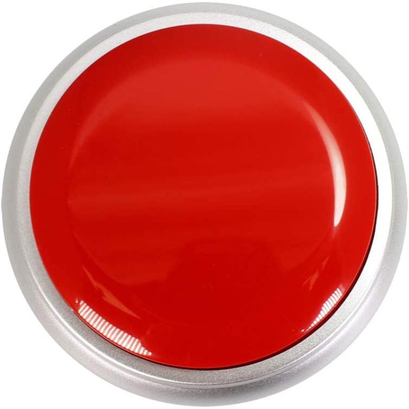 Voice Recording Button Easy Button Record 30 Seconds Talking Message Funny Office Gift Battery Powered Recordable Sound Buttons(