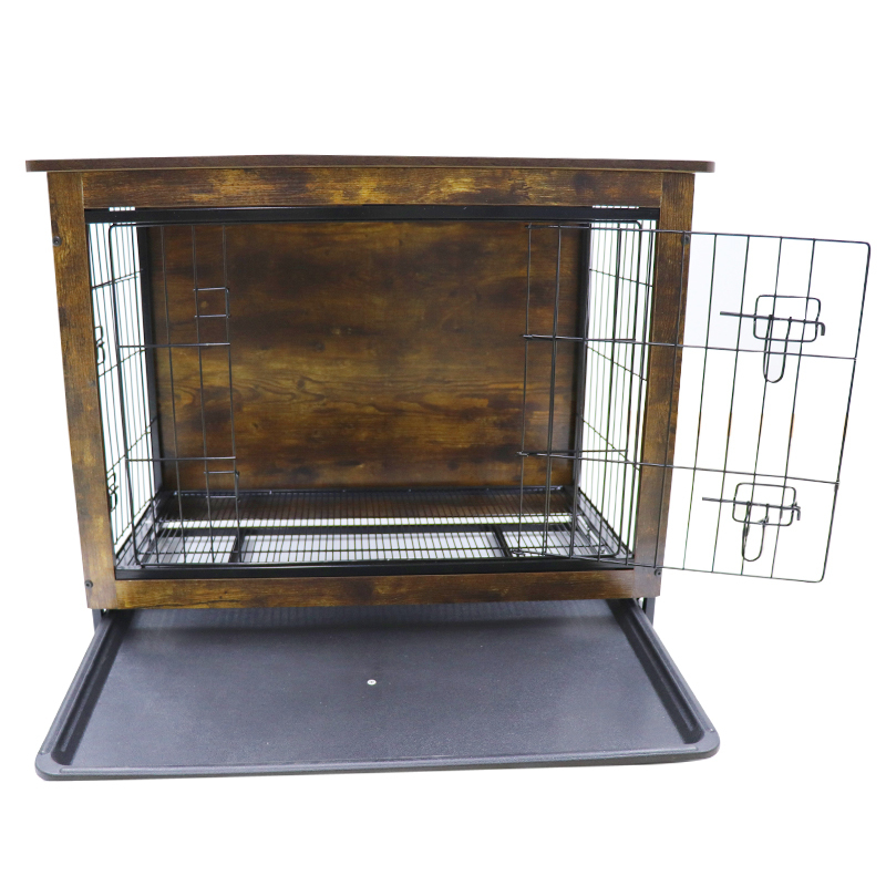 Dog Crate Furniture Wooden Pet Furniture Kennel
