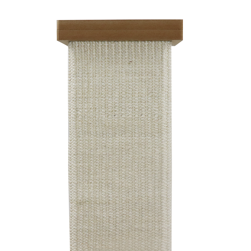 Floor to Ceiling Cat Tree Cat Climbing Tower with Natural Sisal Rope Scratching Tube Pet Ultimate Scratching Post