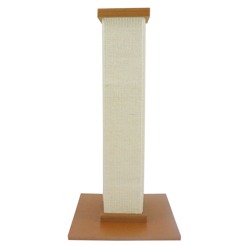 Floor to Ceiling Cat Tree Cat Climbing Tower with Natural Sisal Rope Scratching Tube Pet Ultimate Scratching Post