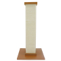 Floor to Ceiling Cat Tree Cat Climbing Tower with Natural Sisal Rope Scratching Tube Pet Ultimate Scratching Post