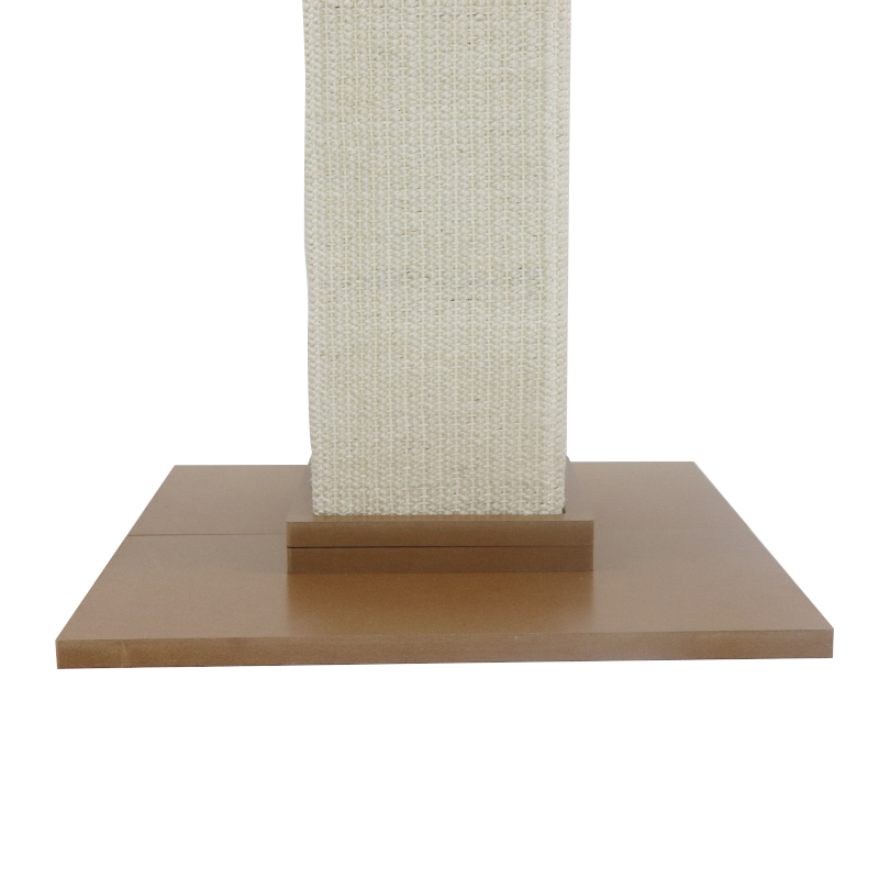Floor to Ceiling Cat Tree Cat Climbing Tower with Natural Sisal Rope Scratching Tube Pet Ultimate Scratching Post