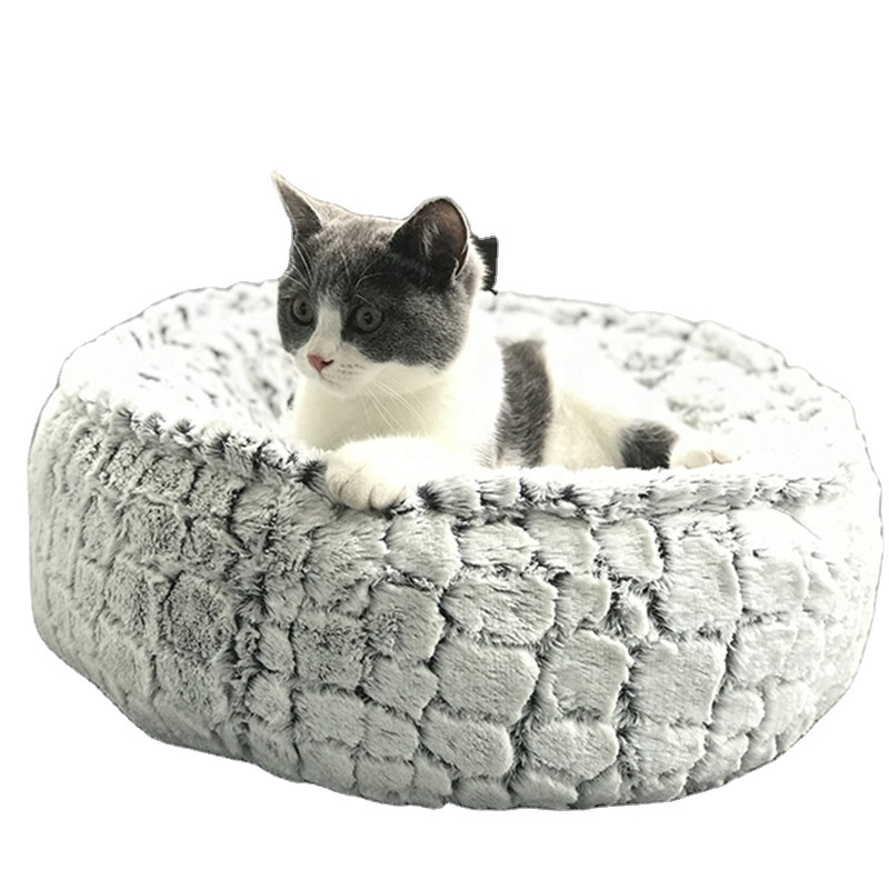 Dog Bed Fluffy Lightweight Bedding Pads for Dogs & Cats Made from Ultra-Comfortable Faux Fur with Anti-Slip Bottom