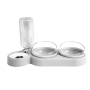 dogs Cats Feeder Bowl and Automatic Water Dispenser Pet Bowls with Automatic Waterer Bottle