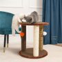 Cat Scratching Post Cat Tree with Plush Ball Toy Cat Trees and Towers