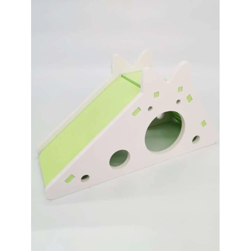 Hamster Toy Slide Hut PVC Assembled Colorful Hut Slide Toy Golden Bear Hamster Supplies