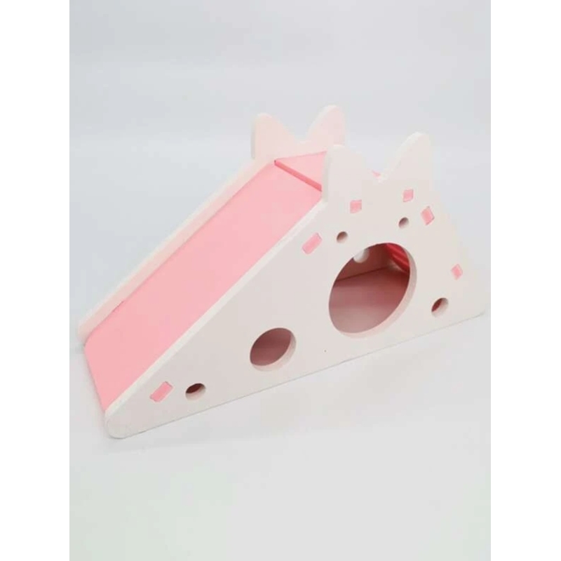 Hamster Toy Slide Hut PVC Assembled Colorful Hut Slide Toy Golden Bear Hamster Supplies