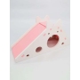 Hamster Toy Slide Hut PVC Assembled Colorful Hut Slide Toy Golden Bear Hamster Supplies