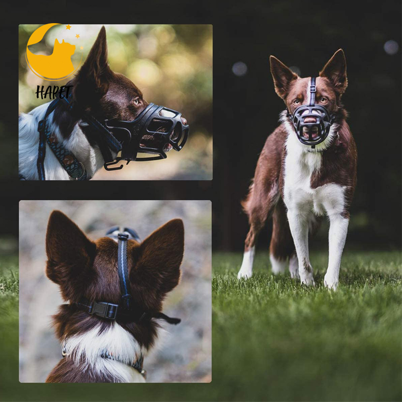 Dog Muzzle Soft Basket Muzzle for Medium Large Dogs