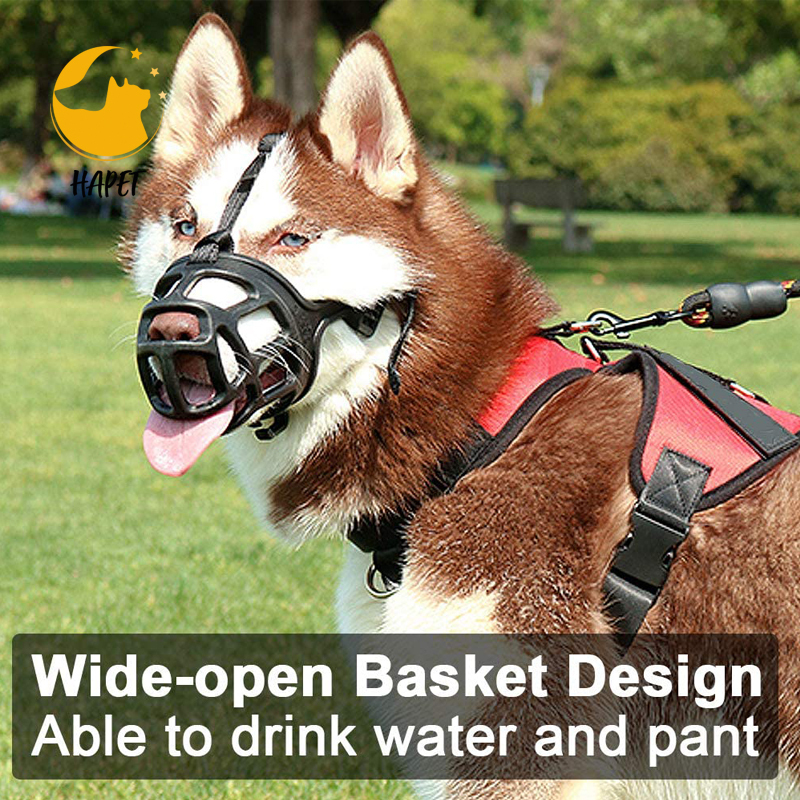 Dog Muzzle Soft Basket Muzzle for Medium Large Dogs