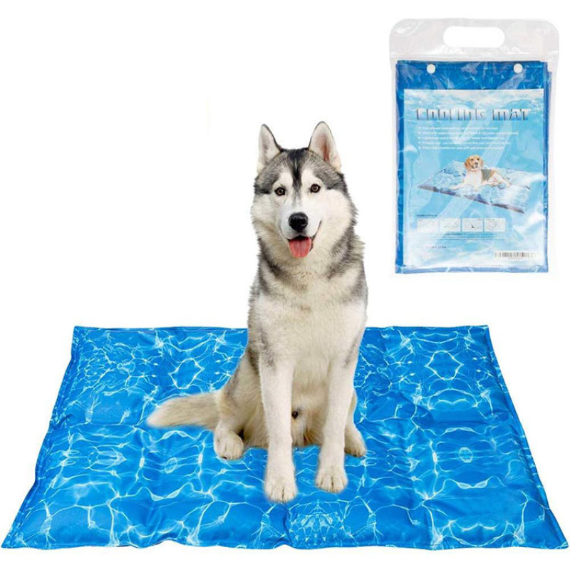 Cooling Mat Pad for Dogs Cats Ice Silk Mat Cooling Blanket Pad Cushion for Bed Seats