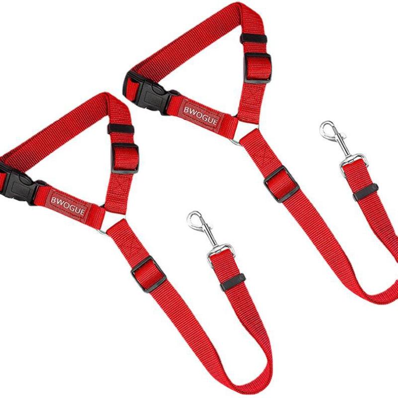 New pet car safety  Dog seat belts leash adjustable dog riding car leash to prevent running