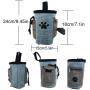 Pet Treat Pouch Dog Training Bag with Belt Carries Pet Toys Kibble Treats Sport Running Drawstring Waist Bag Poop Bag Dispenser
