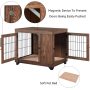 Decorative Dog House Pet Furniture Indoor Pet Crate Wire Dog Kennel End Table