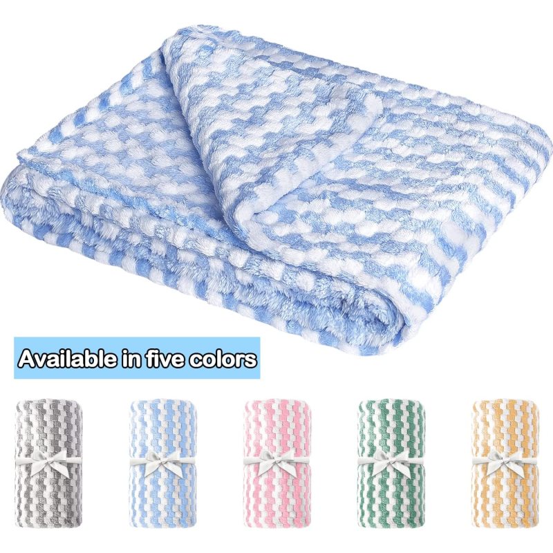 Dog Blankets Soft Fuzzy Blankets Dog Cat Blankets Washable Pet Mat Throw Cover