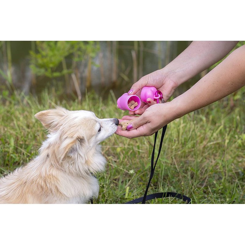 Treat Pod Treat Container Leash Storage Solution Portable Training Aide