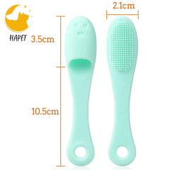 Dog Cat Finger Toothbrush Soft Finger Brush Silicone Set for Cat Puppy Small Dog's Dental Hygiene Safety Food-Grade