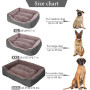 Dog Beds for Medium Rectangle Washable Comfortable and Breathable Pet Sofa Warming Orthopedic for Medium