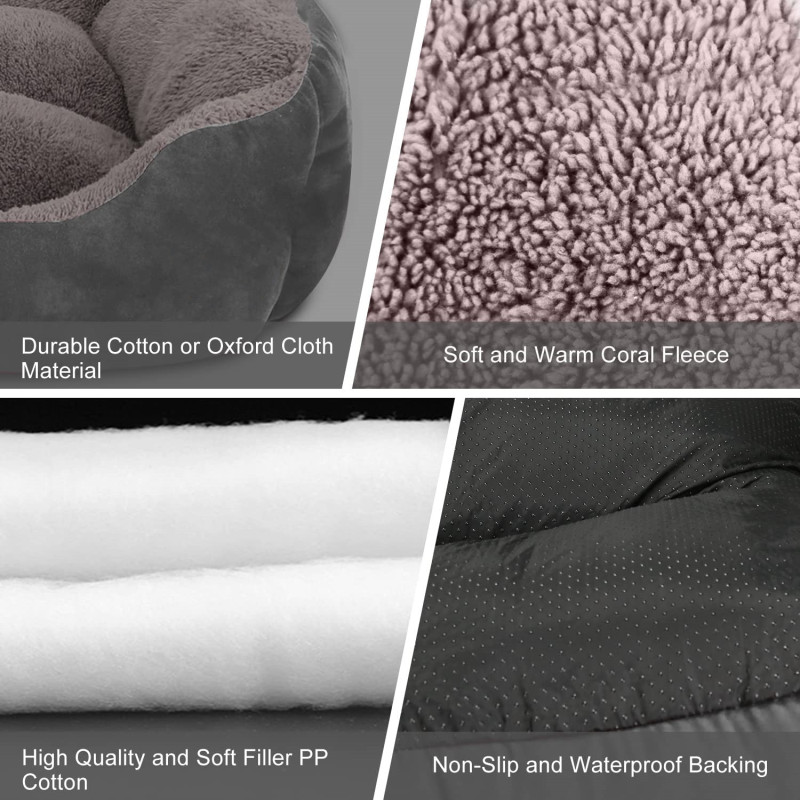 Dog Beds for Medium Rectangle Washable Comfortable and Breathable Pet Sofa Warming Orthopedic for Medium
