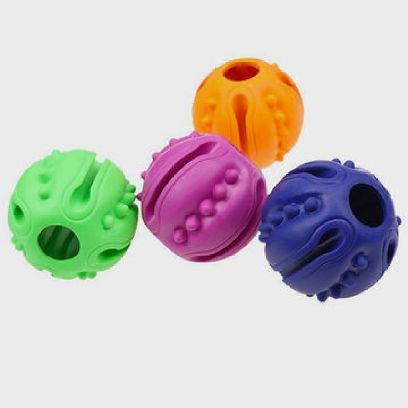 Pet dog toy puzzle molars leakage ball Training Dog Toys bite resistant pet rubber