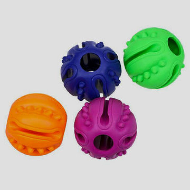 Pet dog toy puzzle molars leakage ball Training Dog Toys bite resistant pet rubber