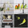 Wrought Iron Standing Large Flight King Bird Cage with stand metal