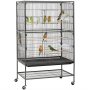 Wrought Iron Standing Large Flight King Bird Cage with stand metal
