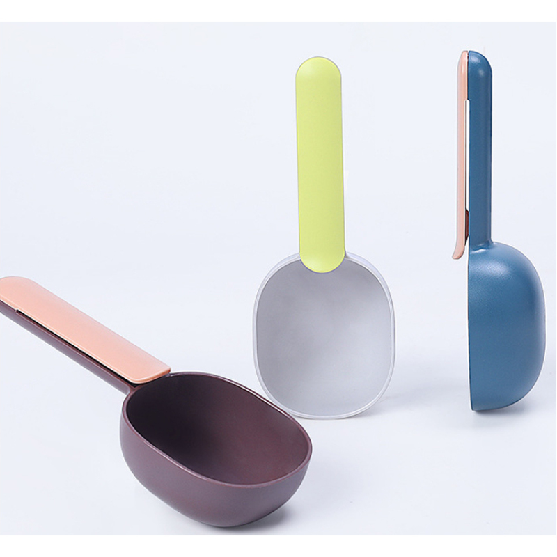 Haustier Hund Katze gefaltet Futterschaufel Löffel Haustier Messlöffel Hundefutter Löffel Futterschaufel Multifunktions-Futterschaufel