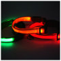 Wholesale Pet Night Safety Flashing Nylon Luminous Led Dog Cat Collar Customized Light Up Adjustable Led Pet Collar