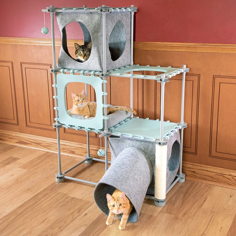 3 Accessory Sets Cat Scratch Furniture With Cushion Use It Indoor  For Home Furniture