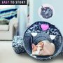 Exercising Hunting Pet Cat Tunnel and Playing Interesting Hippo Design for Puppy