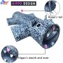 Exercising Hunting Pet Cat Tunnel and Playing Interesting Hippo Design for Puppy