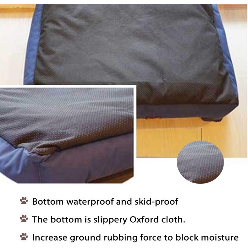 waterproof skid-proof removable washable rectangle cover dog bed mat sofa